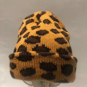Chunky Leopard Beanie